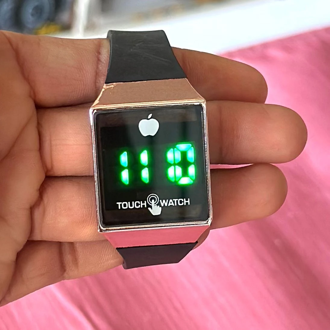 appears to be a T10 Ultra smartwatch, a non-branded wearable device.