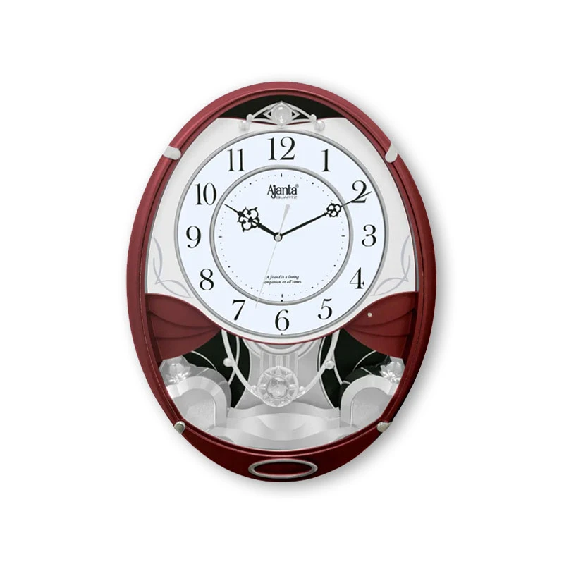 Ajanta Designer 3927 Musical Pendulum Wall Clock.