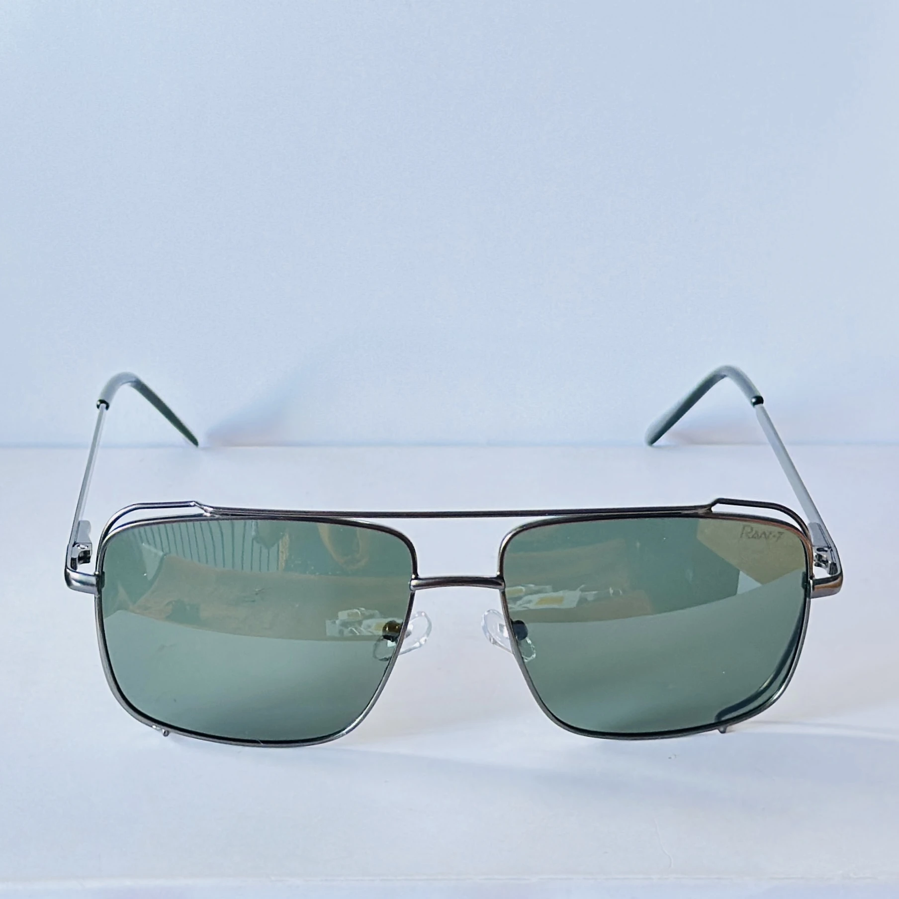 Rectangular sunglasses resemble