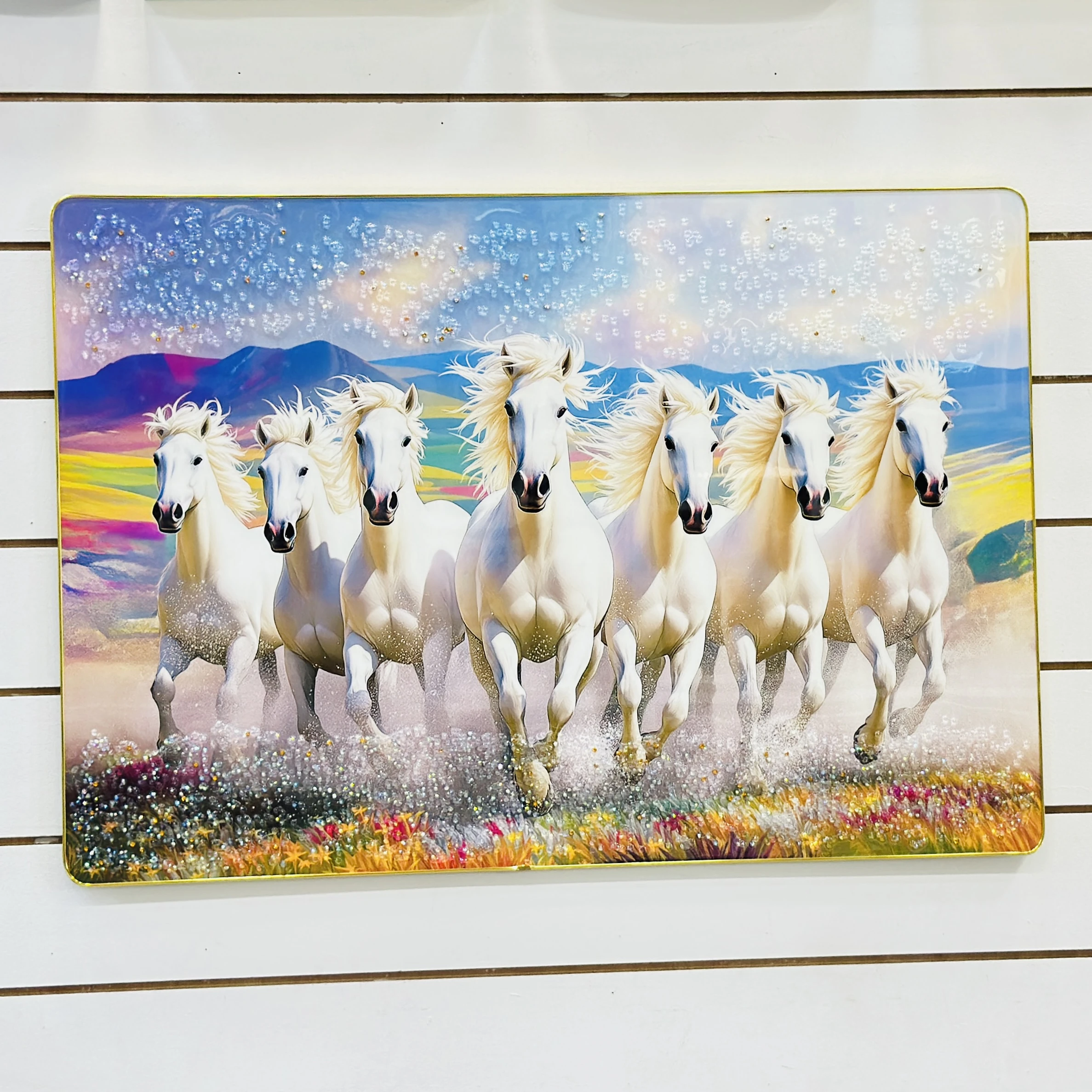 “Seven Running Horses" vastu painting…. 94FRNK