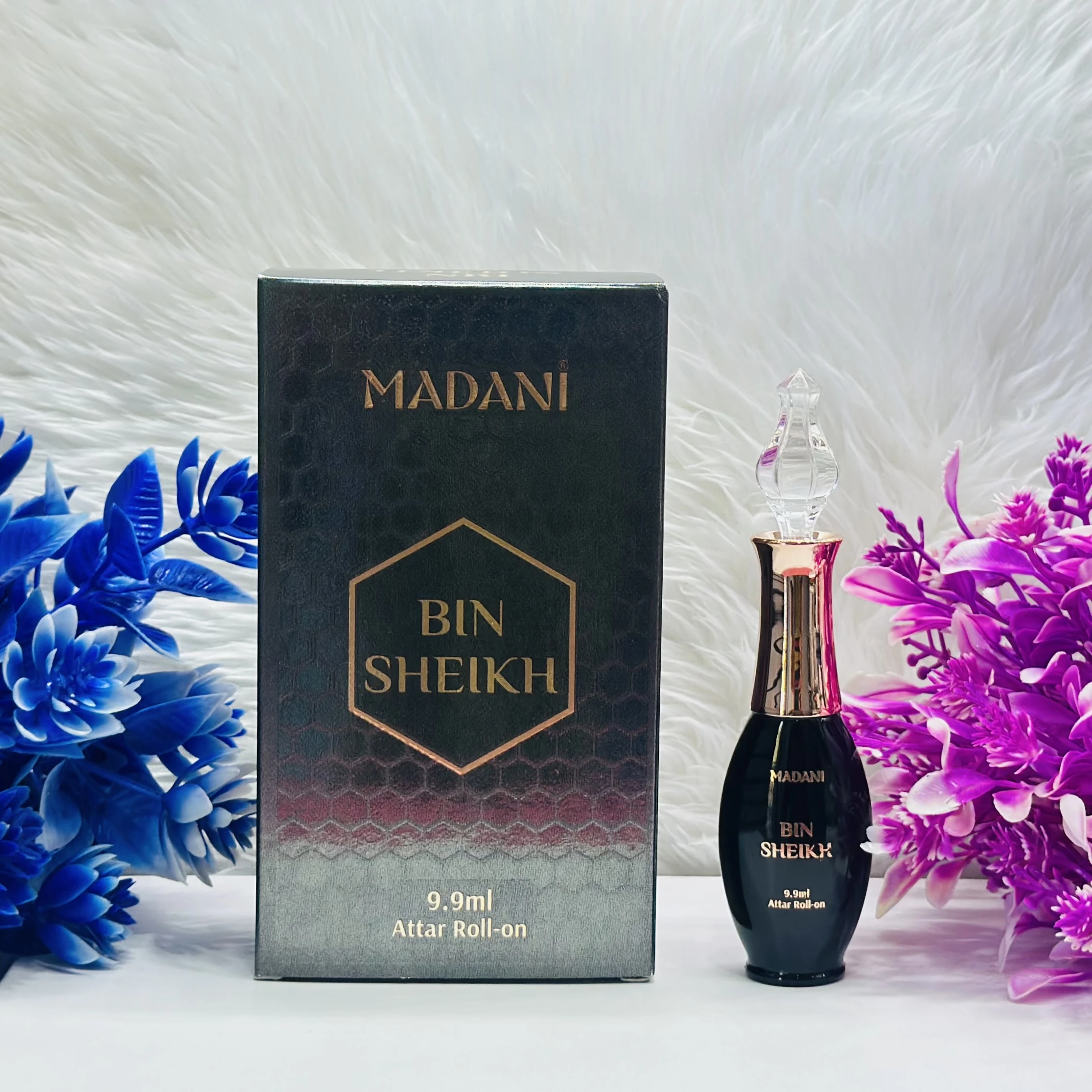 Madani Bin Sheikh Attar roll-on perfume oil.