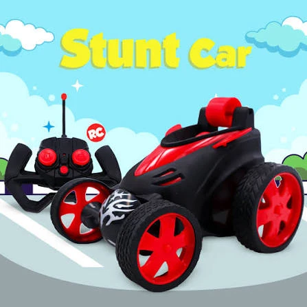 Remote control stunt car